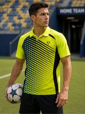 Sport Dri Men's Performance Short Sleeve Sports Shirt Sz Lg NWT